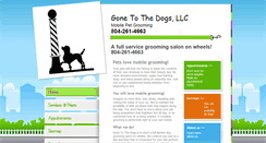 Desktop Screenshot of gonetothedogsva.com